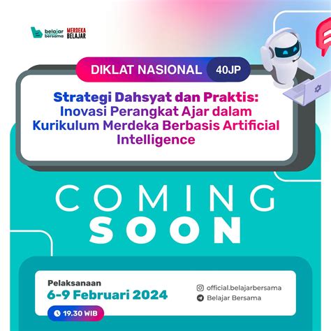 Diklat Nasional Inovasi Perangkat Ajar Kurikulum Merdeka Berbasis