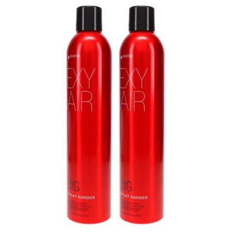 Sexy Hair Big Sexy Hair Spray And Play Harder Firm Volumizing Hairspray 10 Oz 2 Pack 20 Oz