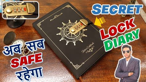 Secret Lock Diary Review And Setting Hindi Vintage Diary Number