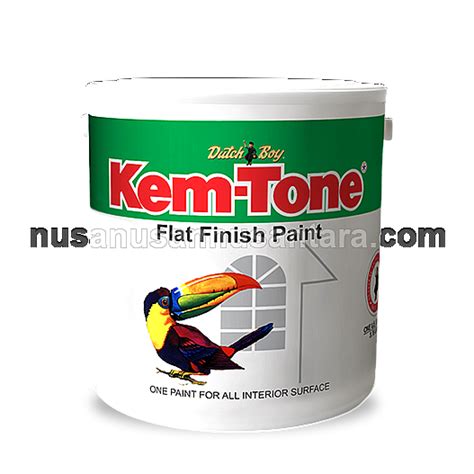 Cat Dan Aksesoris Cat Tembok Interior Kemtone Flat Finish Jual