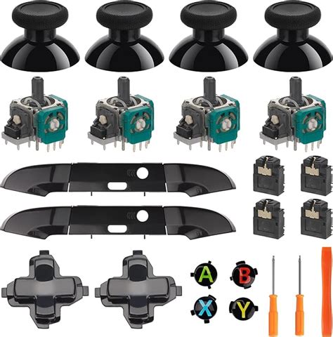 Repair Kit For Xbox One S X Controller Thumbsticks 3d Analog Joysticks Lb Rb Bumper Dpad