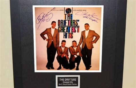 The Drifters Greatest Hits Rock Star Gallery Signed Albumsrock Star