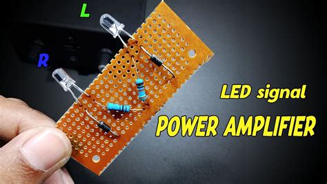 Cara Membuat Lampu Signal Power Amplifier YouTube