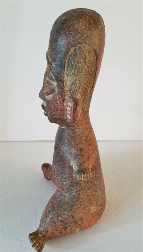 Mayan Aztec God Clay Statue Mexican Pottery EBay