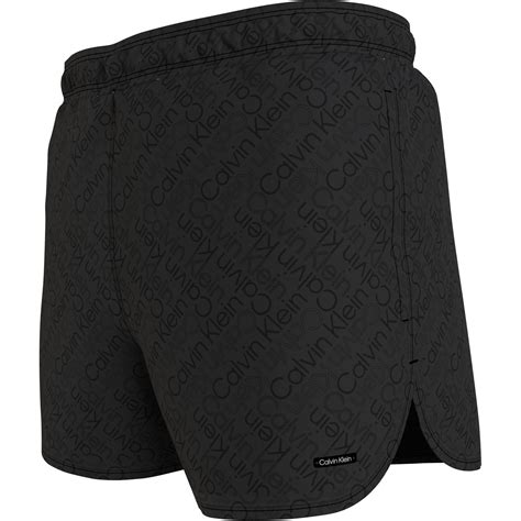 Calvin Klein Short Runner Swim Shorts Pvh Black Beh Frasers