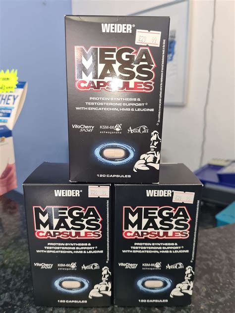 Weilder Mega Mass Capsules Ultimate Supplements