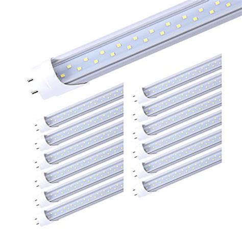 Trlife T8 Led Light Tubes 4ft 28w 5000k Daylight White 4ft Led Light Bulbs Dual Row Leds