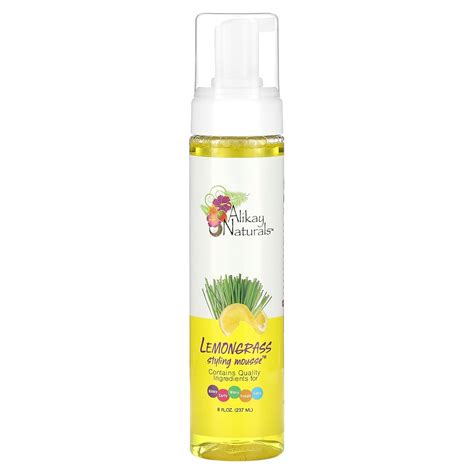 Alikay Naturals Lemongrass Styling Mousse 8 Oz Beauty And Personal Care