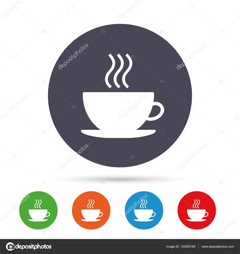 Coffee Cup Sign Icon Stock Vector By Blankstock 142000184