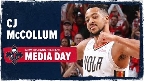 Cj Mccollum On Re Signing W Pelicans New Orleans Pelicans Media Day