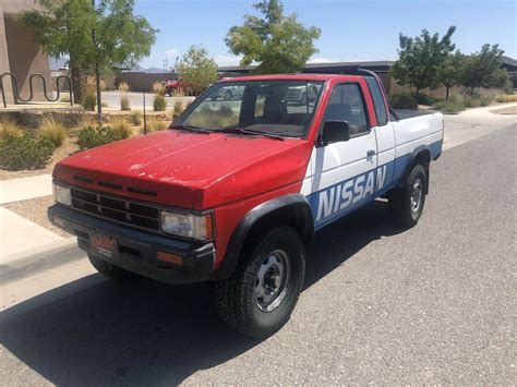 1988 Nissan D21 Pickup Blue 4wd Manual King Cab For Sale Nissan D21