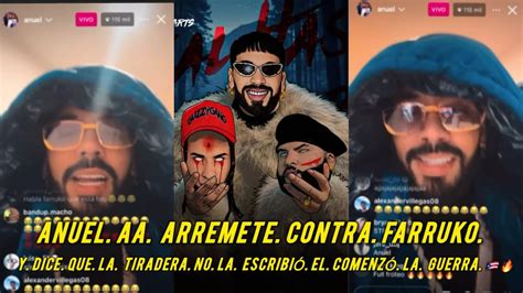 Anuel Aa Arremete Contra Farruko Y Dice Que La Tiradera No La Escribi