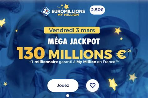 R Sultat De L Euromillions Fdj M Ga Jackpot Pour Le Tirage Du