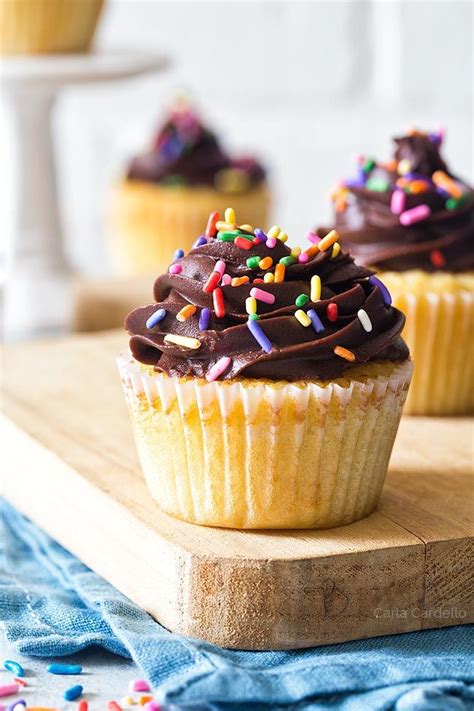 Small Batch Yellow Cupcakes - Homemade In The Kitchen Yellow Cupcakes ...