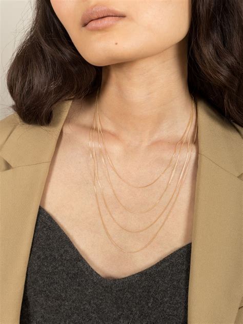 Nude Chain Necklace By Sofie Ladefoged Finematter