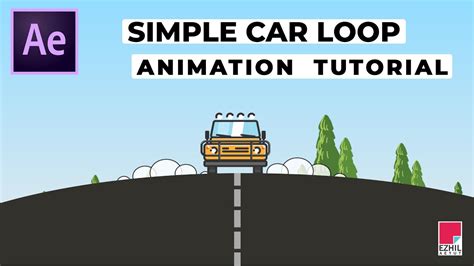 2d Animation Car Looping Animation Aftereffects Tutorial Youtube