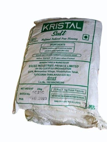 Kg Kristal Premium Iodized Crystal Salt At Rs Kg In