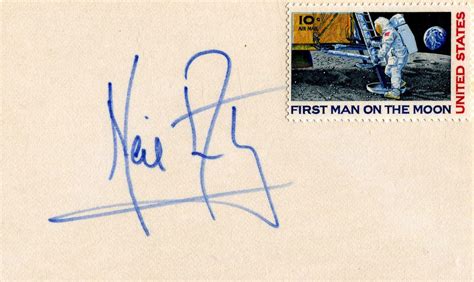 Neil Armstrong Original Signature