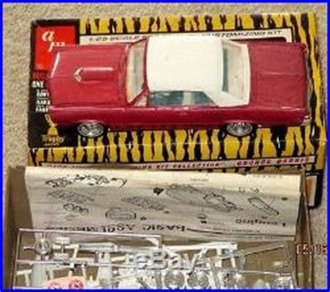 10-vintage 1960s Model Car Kits W Boxes-amt-mpc-imc-ford Gt-customs-gto ...