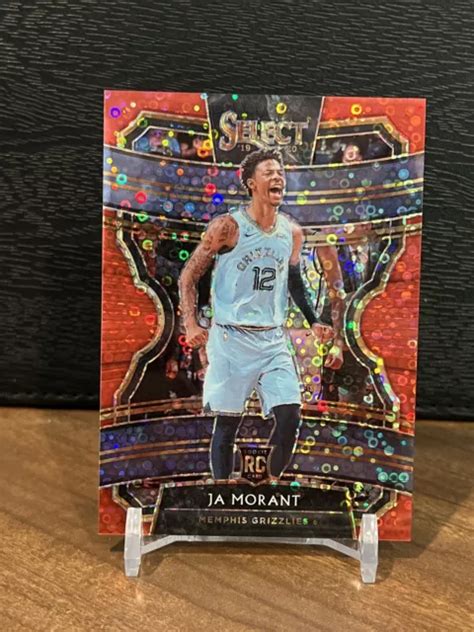 Num Ro De Maillot Recrue Ja Morant Panini Select Red Disco