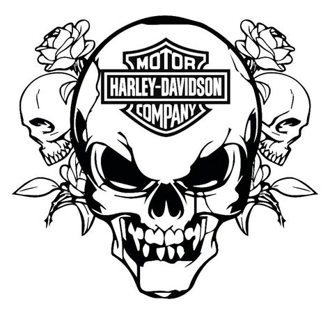 Harley Davidson Skull Logo