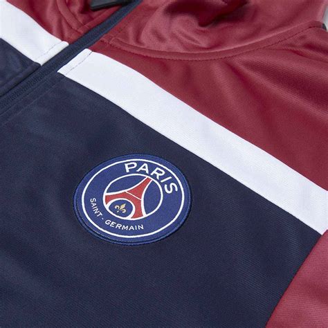 Jaqueta Psg Paris Saint Germain Manga Vermelha Masculino