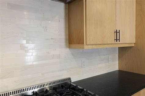 Marble Tile For Backsplash / Gray And White And Marble Kitchen Reveal ...