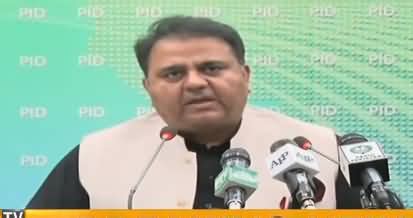 Information Minister Fawad Chaudhry Press Conference Th April