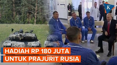 Rusia Hadiahkan Rp Juta Untuk Prajurit Yang Berhasil Hancurkan Tank