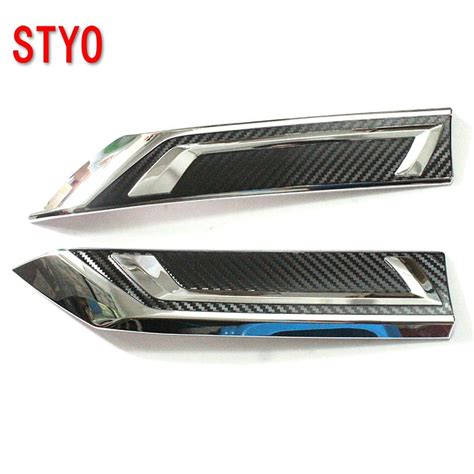 STYO ABS Chrome Front Grille Cover Strip Trim Car Styling For Toyota