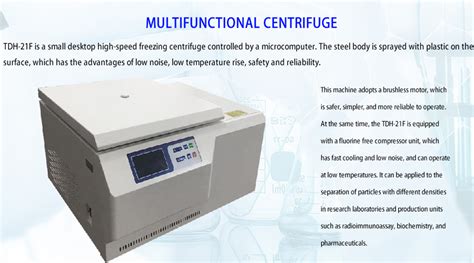 Tdh F Large Capacity High Speed Refrigerated Centrifuge From China