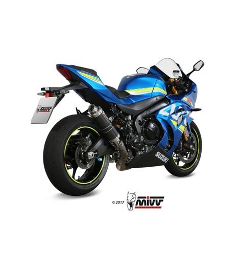 Silencieux MIVV GP Carbone Casquette Inox Suzuki GSX R1000