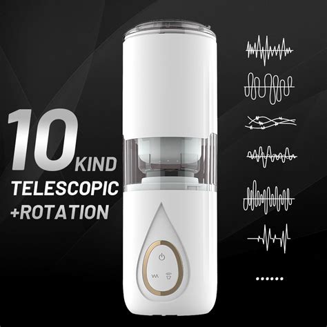 Lurevibe Automatic Male Masturbator Telescopic Rotation Masturbation Cup Lurevibe