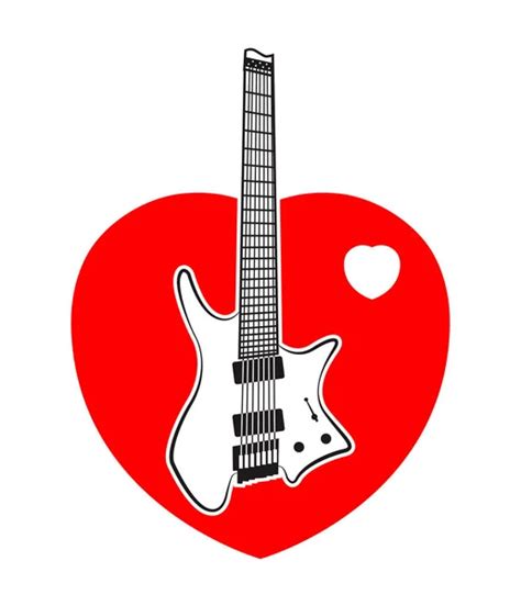 Guitar Heart Stock Photos Royalty Free Guitar Heart Images Depositphotos