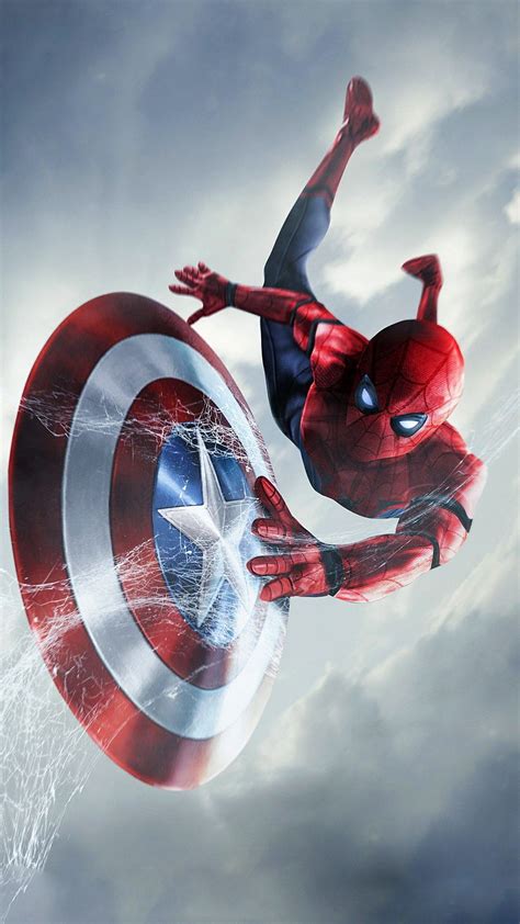 Captain America Civil War Spider Man Civil War HD Phone Wallpaper Pxfuel