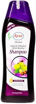 Amazon Ayur Herbals Shampoo Amla Shikakai With Reetha For Normal