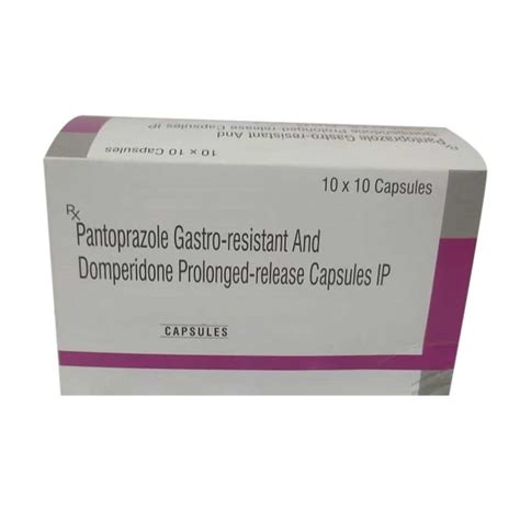 Pantoprazole Gastro Resistant Domperidone Prolonged Release Capsules Ip