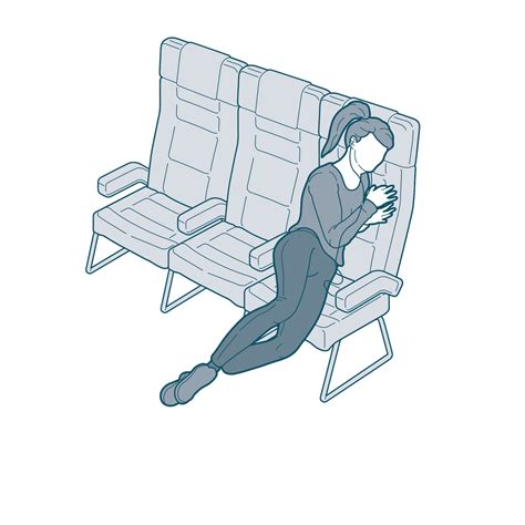 How to sleep on a plane: 18 illustrated positions for in-flight