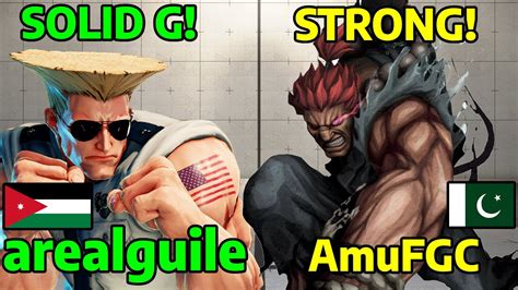 STREET FIGHTER 6 arealguile GUILE ガイル VS AmuFGC AKUMA ゴウキ MASTER