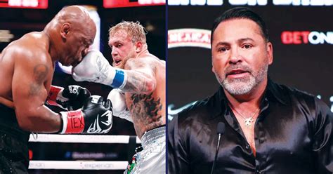 Oscar De La Hoya Only Needed Word For His Reaction To Jake Paul