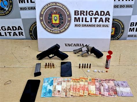 Homem Preso Pela Brigada Militar Por Tr Fico E Porte De Arma Em