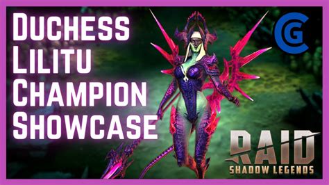 Duchess Lilitu Champion Showcase Raid Shadow Legends Youtube