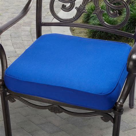 Indoor Outdoor 20 Chair Cushion With Sunbrella Fabric Solid Bright Overstock Shopping Big