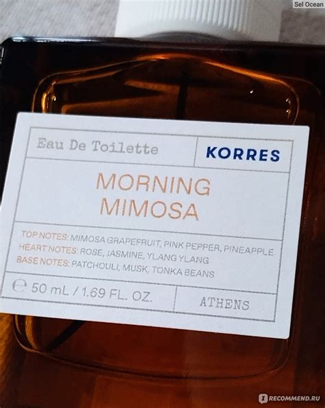 Korres Туалетная вода Morning Mimosa - «Единственная мимоза в моей ...