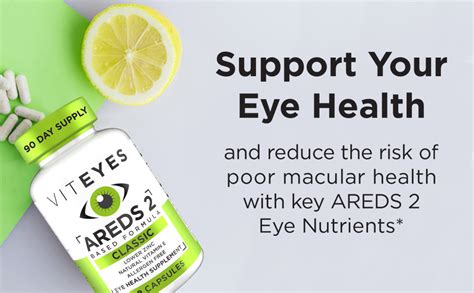 Amazon Viteyes Areds Eye Vitamins Classic Macular Support