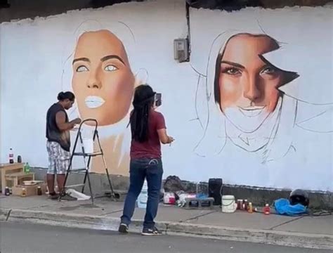 Proh Ben En Nicaragua Pintar Un Mural En Honor De La Miss Universo