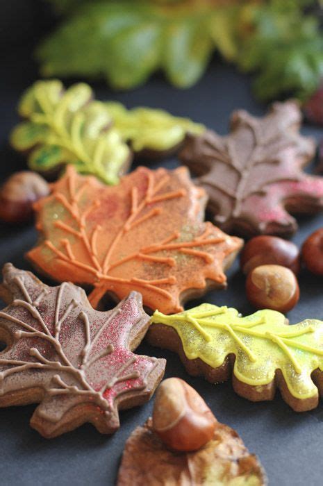 Autumn Leaf Cookies Fall Cookies Leaf Cookies Fall Recipes