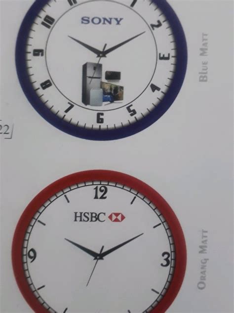 Digital Plastic Promotional Wall Clocks For Office Size 85 Inch At