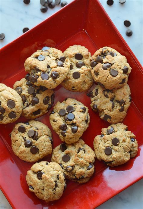 Soft And Chewy Vegan Chocolate Chip Cookies Gluten Free Paleo