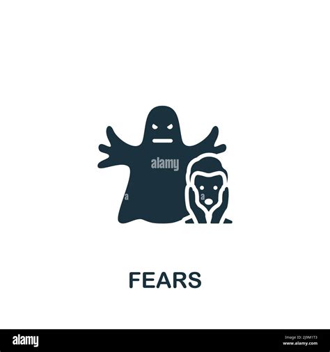 Fears Icon Monochrome Simple Psychology Icon For Templates Web Design